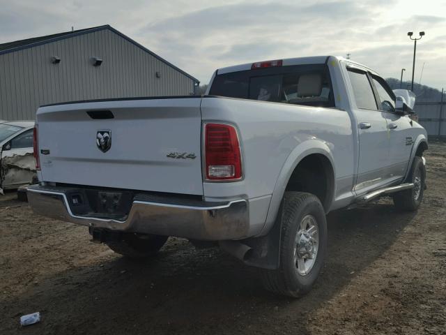 3C6UR5FL6DG580921 - 2013 RAM 2500 LARAM WHITE photo 4