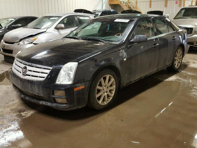 1G6DC67A260128231 - 2006 CADILLAC STS BLACK photo 2