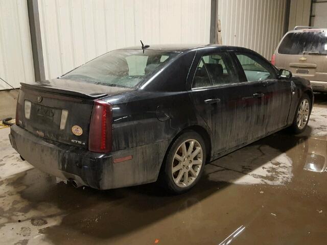 1G6DC67A260128231 - 2006 CADILLAC STS BLACK photo 4