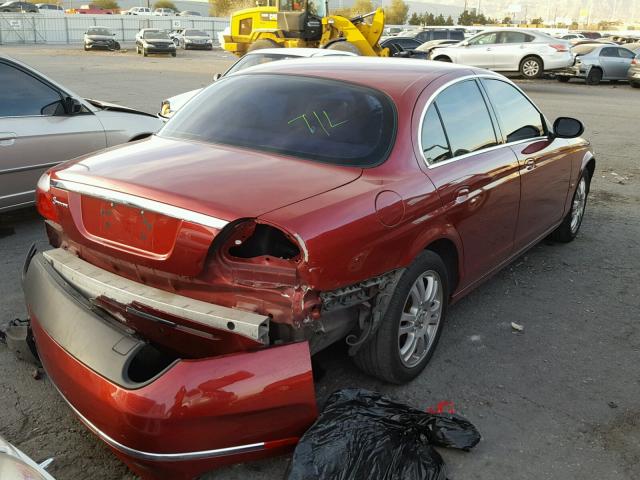 SAJWA01T65FN33881 - 2005 JAGUAR S-TYPE BURGUNDY photo 4