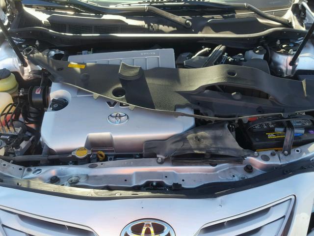 4T1BK46KX9U082730 - 2009 TOYOTA CAMRY SE SILVER photo 7