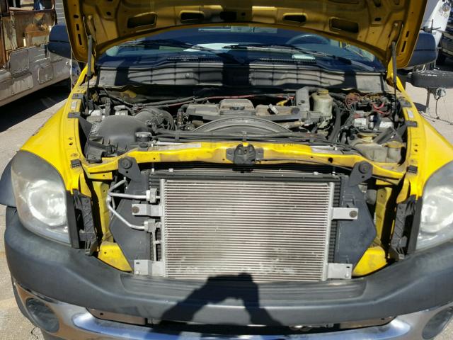 3D6WC76A28G215732 - 2008 DODGE RAM 5500 S YELLOW photo 7