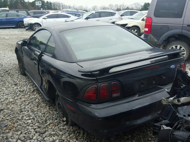 1FALP404XVF146841 - 1997 FORD MUSTANG BLACK photo 3