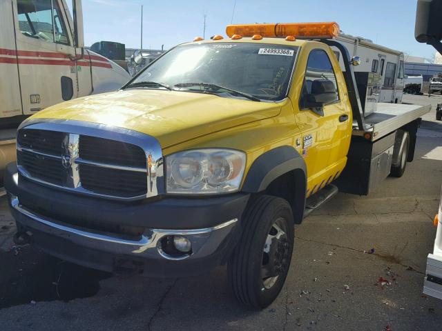 3D6WC76A08G170659 - 2008 DODGE RAM 5500 S YELLOW photo 2