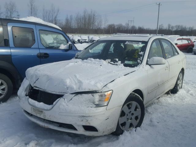 5NPET46C99H461364 - 2009 HYUNDAI SONATA GLS WHITE photo 2