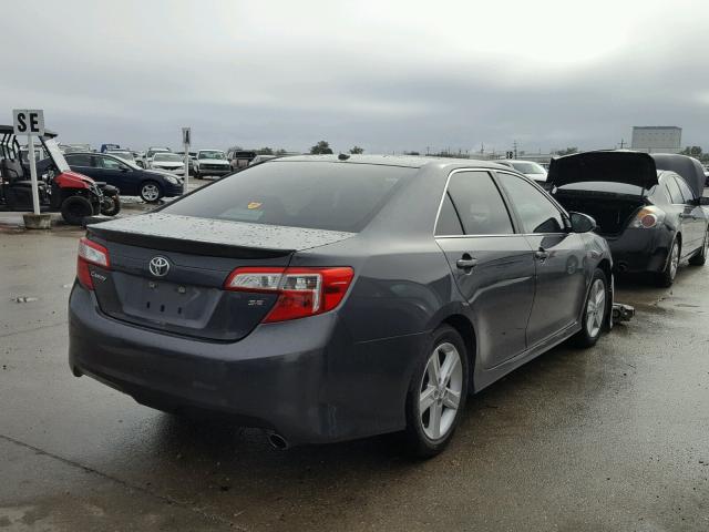 4T1BF1FK4CU033162 - 2012 TOYOTA CAMRY BASE GRAY photo 4