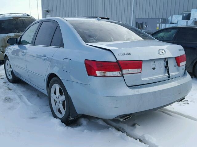 5NPET46F77H297166 - 2007 HYUNDAI SONATA GL SILVER photo 3