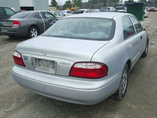 1YVGF22C015240115 - 2001 MAZDA 626 ES SILVER photo 4