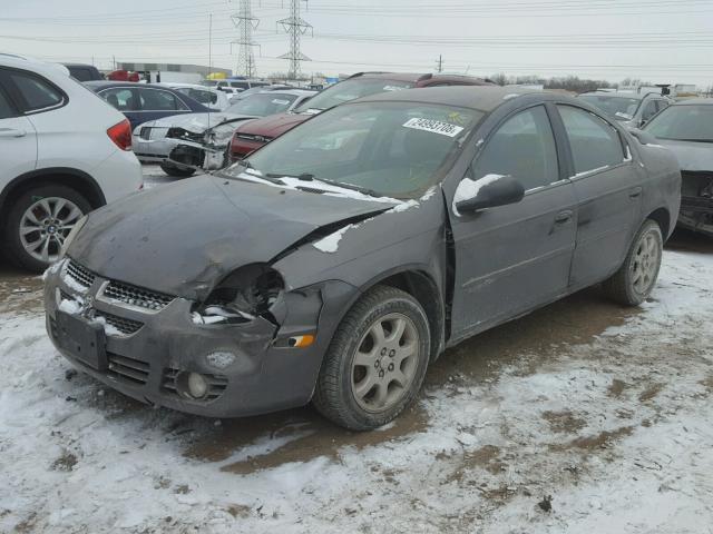 1B3ES56C43D235840 - 2003 DODGE NEON SXT GRAY photo 2