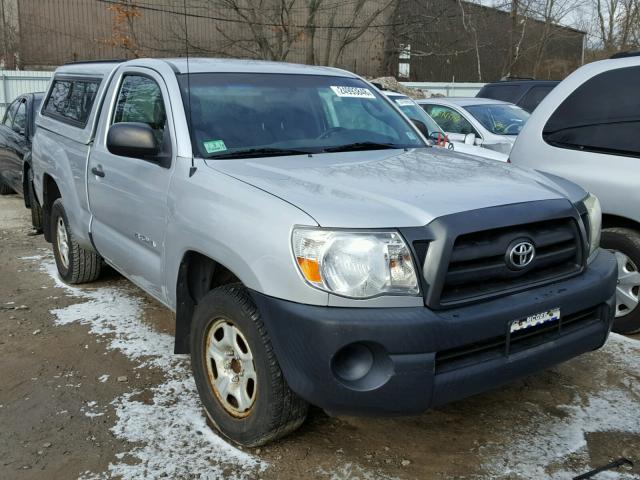 5TENX22N98Z508470 - 2008 TOYOTA TACOMA SILVER photo 1