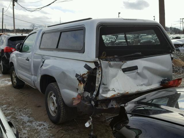 5TENX22N98Z508470 - 2008 TOYOTA TACOMA SILVER photo 3