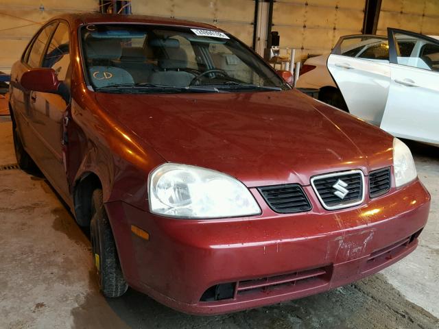 KL5JD52Z44K967700 - 2004 SUZUKI FORENZA S MAROON photo 1