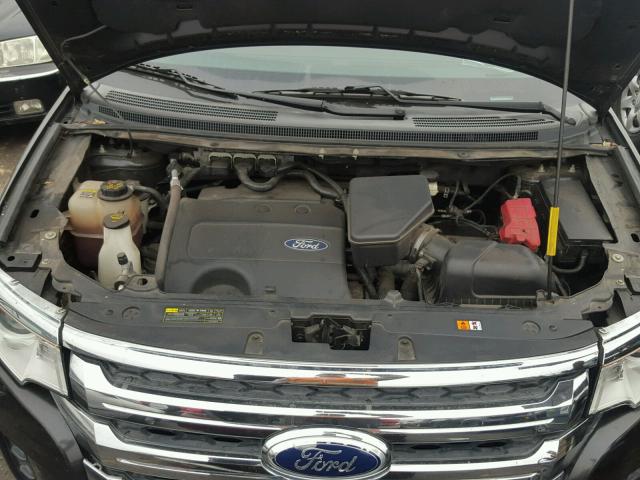 2FMDK3GC0CBA73297 - 2012 FORD EDGE SE BLACK photo 7