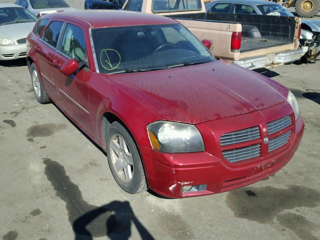 2D4FV47V37H734435 - 2007 DODGE MAGNUM SXT RED photo 1