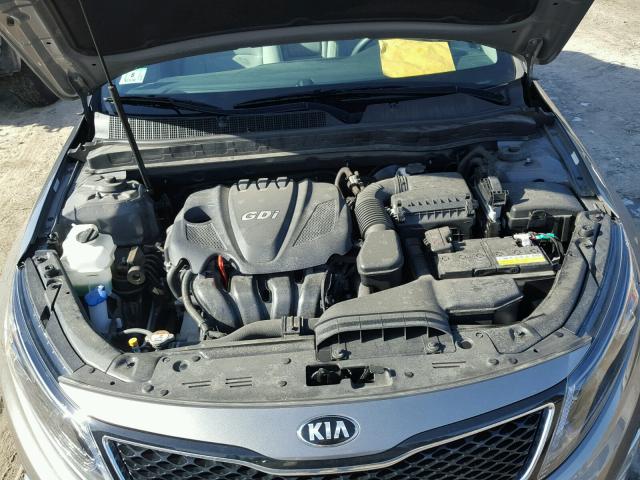 5XXGM4A72FG496514 - 2015 KIA OPTIMA LX GRAY photo 7