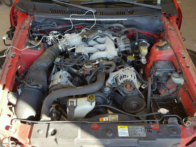 1FAFP404X2F143768 - 2002 FORD MUSTANG RED photo 7