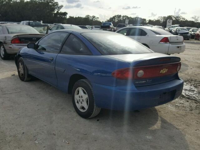 1G1JC12F157207653 - 2005 CHEVROLET CAVALIER BLUE photo 3