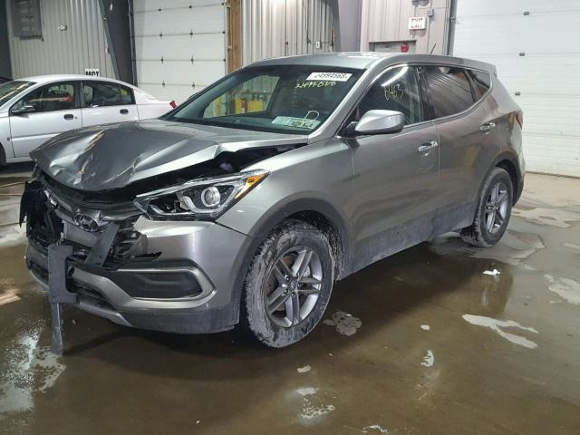 5NMZTDLB3JH075988 - 2018 HYUNDAI SANTA FE S SILVER photo 2