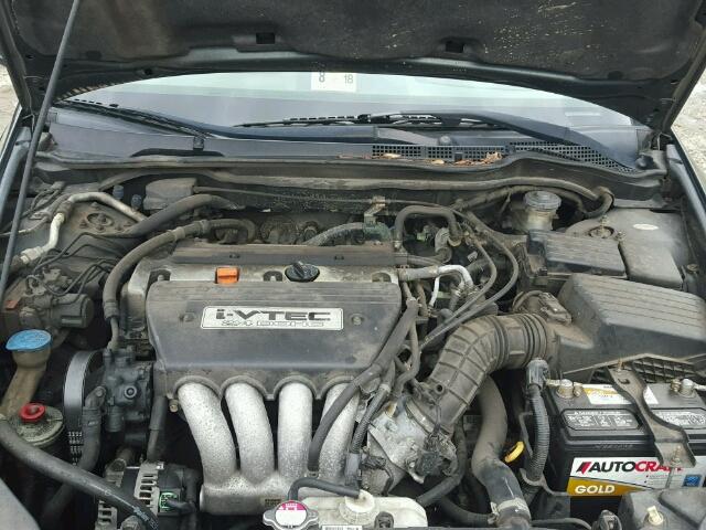 1HGCM56334A043085 - 2004 HONDA ACCORD LX GREEN photo 7