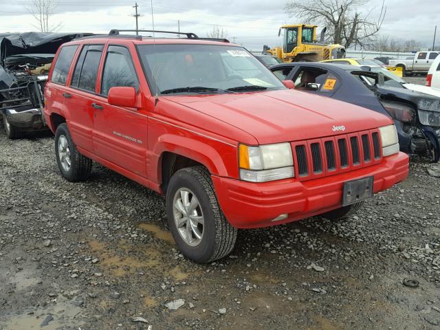 1J4GZ78YXWC101149 - 1998 JEEP GRAND CHER RED photo 1