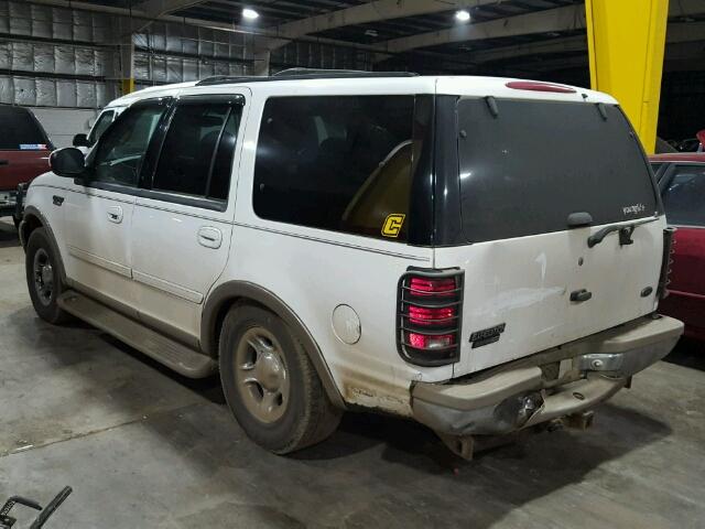 1FMPU18L2YLA37399 - 2000 FORD EXPEDITION WHITE photo 3