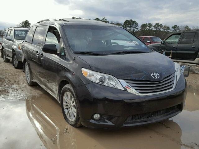 5TDYK3DC2ES425663 - 2014 TOYOTA SIENNA XLE BLACK photo 1