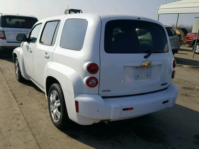 3GNBABFW1BS648012 - 2011 CHEVROLET HHR LT WHITE photo 3