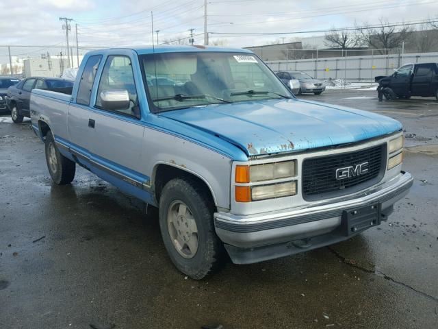 1GTEK19KXRE523861 - 1994 GMC SIERRA K15 BLUE photo 1