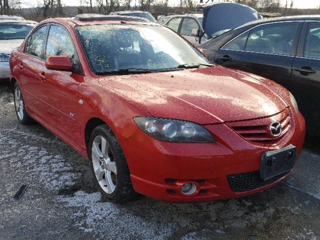 JM1BK323651259749 - 2005 MAZDA 3 S RED photo 1