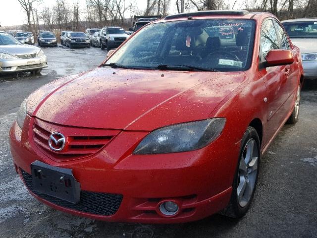 JM1BK323651259749 - 2005 MAZDA 3 S RED photo 2