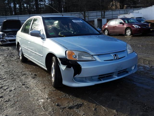 JHMES96693S007052 - 2003 HONDA CIVIC HYBR BLUE photo 1