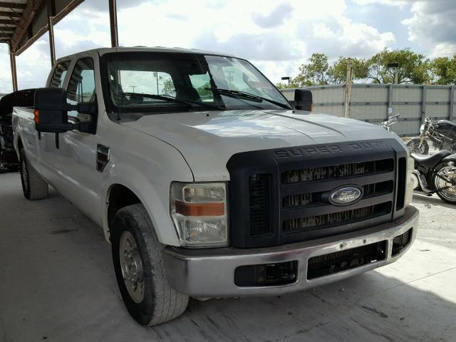 1FTWW30R19EA25546 - 2009 FORD F350 SUPER WHITE photo 1