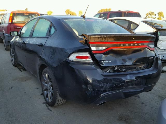 1C3CDFBA0DD343954 - 2013 DODGE DART SXT BLACK photo 3