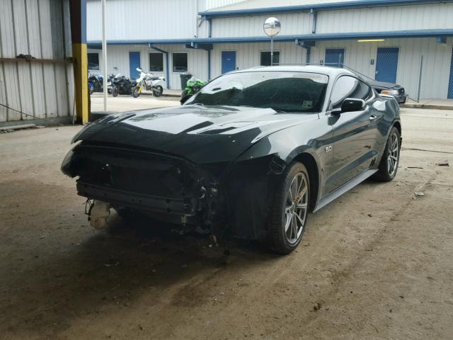 1FA6P8CF9F5347266 - 2015 FORD MUSTANG GT GRAY photo 2