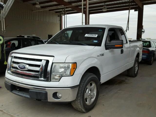 1FTEX1C88AKE70095 - 2010 FORD F150 SUPER WHITE photo 2