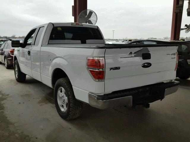 1FTEX1C88AKE70095 - 2010 FORD F150 SUPER WHITE photo 3