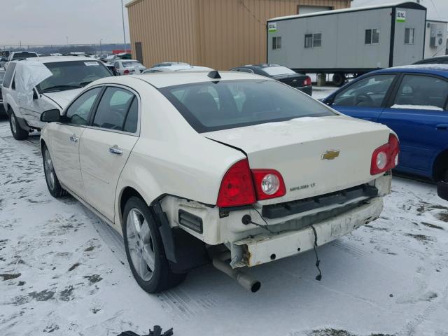 1G1ZC5E02CF314764 - 2012 CHEVROLET MALIBU 1LT 米色 照片 3