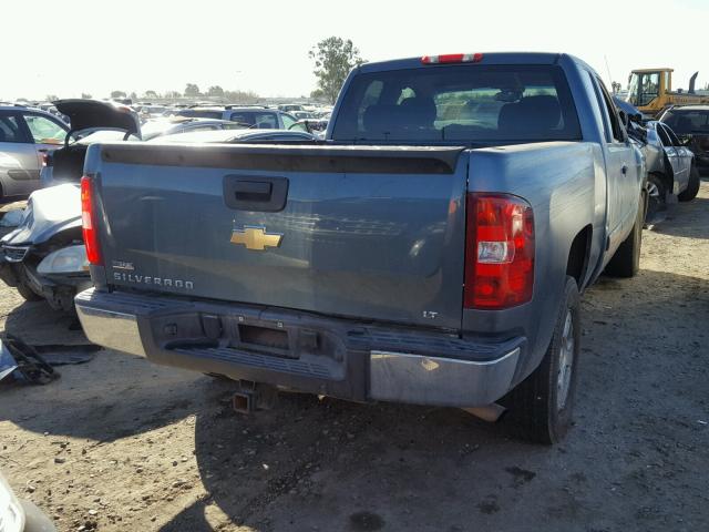 1GCEC19017Z524625 - 2007 CHEVROLET SILVERADO BLUE photo 4