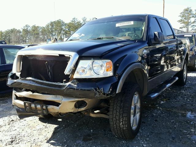 1FTPW14V16KC76869 - 2006 FORD F150 SUPER BLACK photo 2