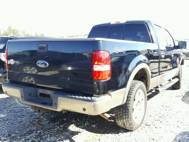 1FTPW14V16KC76869 - 2006 FORD F150 SUPER BLACK photo 4