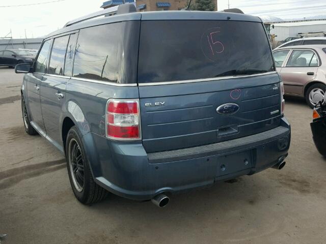 2FMHK6CT3ABA90956 - 2010 FORD FLEX SEL Mavi foto 3