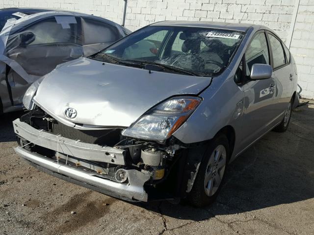 JTDKB20U897867491 - 2009 TOYOTA PRIUS SILVER photo 2