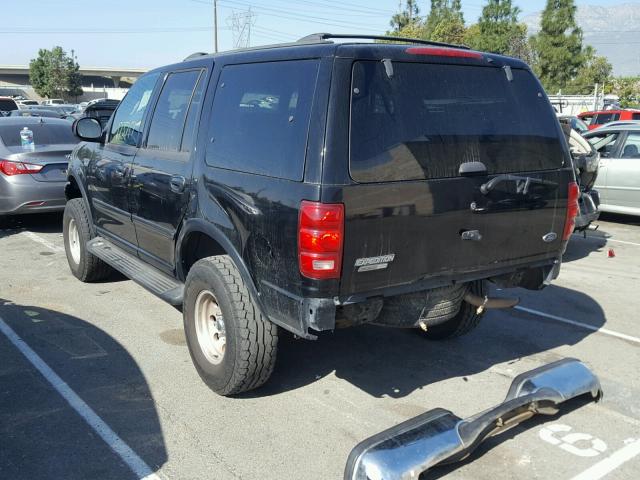 1FMRU17L72LA68889 - 2002 FORD EXPEDITION BLACK photo 3