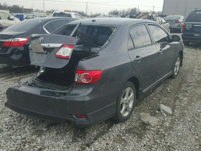 2T1BU4EE3BC739350 - 2011 TOYOTA COROLLA/S/ CHARCOAL photo 4