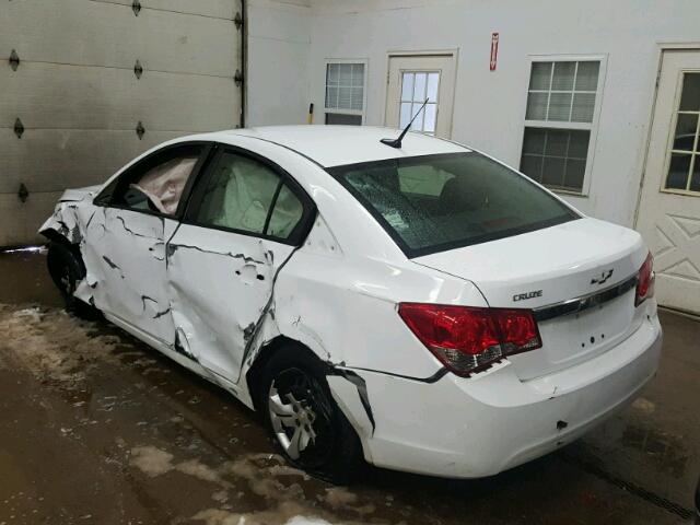 1G1PA5SH6D7254863 - 2013 CHEVROLET CRUZE LS WHITE photo 3