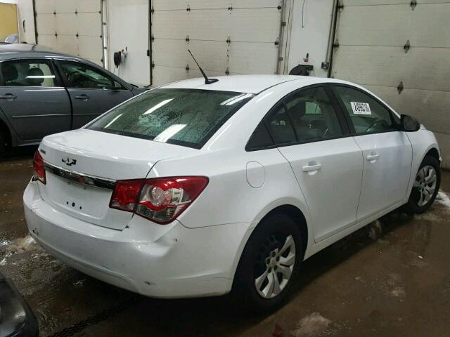 1G1PA5SH6D7254863 - 2013 CHEVROLET CRUZE LS WHITE photo 4