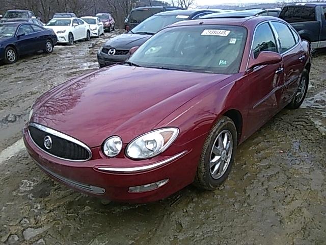 2G4WD562451217174 - 2005 BUICK LACROSSE C RED photo 2