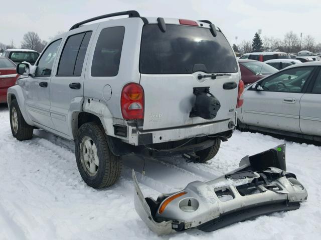 1J4GL58K24W224957 - 2004 JEEP LIBERTY LI SILVER photo 3