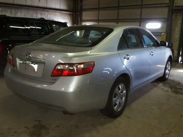 4T1BE46K37U159779 - 2007 TOYOTA CAMRY NEW SILVER photo 4