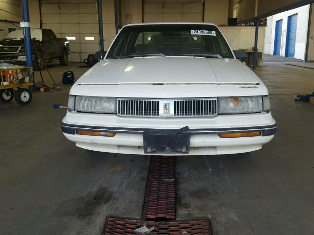 1G3AL54N6N6430313 - 1992 OLDSMOBILE CUTLASS CI WHITE photo 9